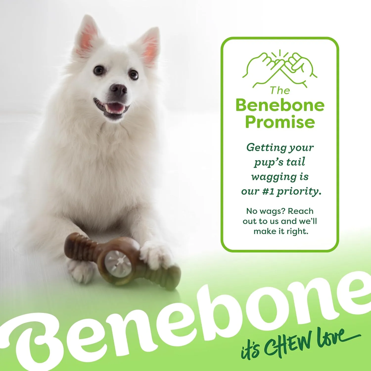 Benebone Pawplexer Interactive Treat Dispensing Tough Dog Puzzle Chew Toy, Made in USA, Small, Real Bacon Flavor
