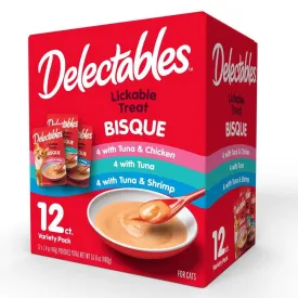 Bisque Lickable Cat Treats Variety 12 Count