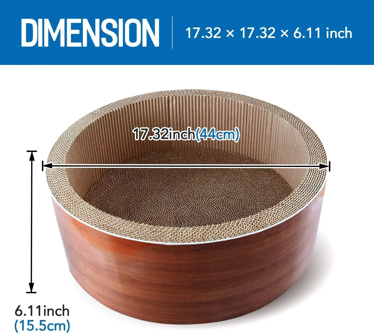 Bone Cat Scratcher Cardboard Lounge Bed, Cat Scratching Post, Durable Board Pads Prevents Furniture Damage