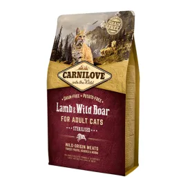 Carnilove 6kg Lamb and Wild Boar Sterilised Adult Cat Food