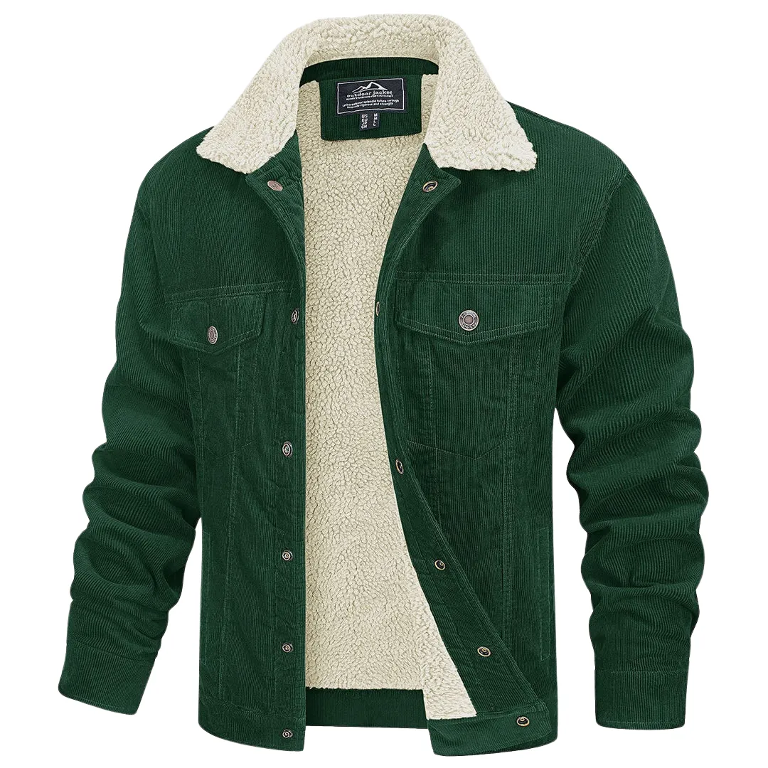 Corduroy Cargo Jas