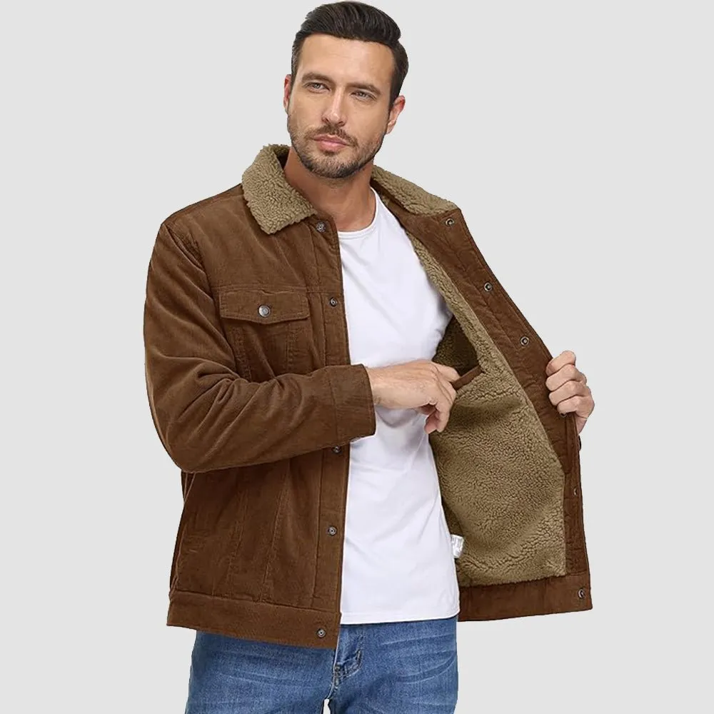 Corduroy Cargo Jas