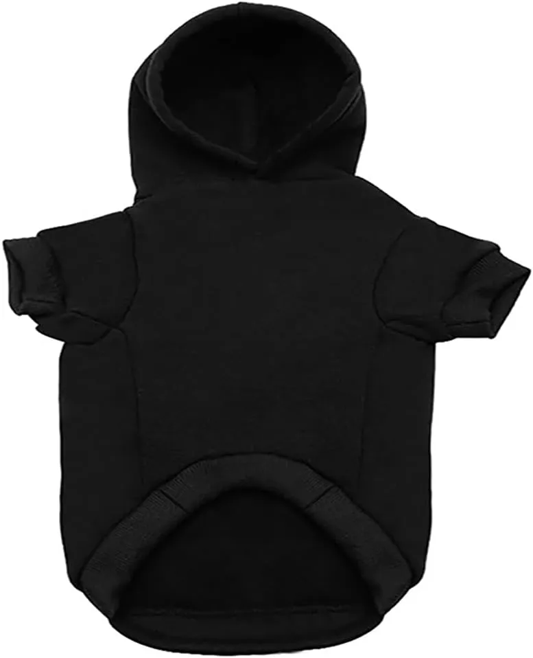 Dog Hoodie Dog Hoodies for Small Dogs Clothes I Love My Dad Fleece Sweater Winter Sweat Shirt Warm Cotton Dog Hoodie for Small Dog Cat Dad Black M