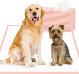 Dog Pee Pads Extra Large 30"  36" - 40 Count, XXL Urine Underpads, Unscented Pink Puppy Pads, Super Absorbent & Leak-Proof Potty Pads for Doggies