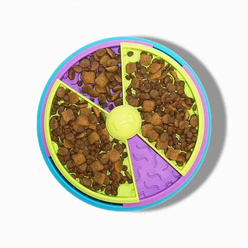 Dog Puzzle Toys, Slow Feeder, Interactive IQ Food Dispenser for Dogs and Cats