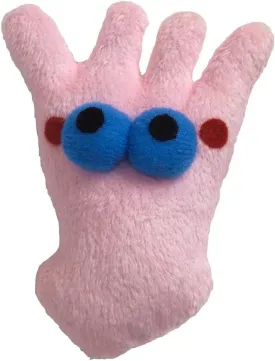 Doggles Cat Toy, Sushi Calamari Pink
