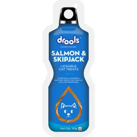 Drools Salmon & Skipjack Creamy Lickable Treats for Cats