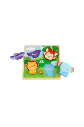 Early Learning Centre Touch & Feel Wood Puzzle
