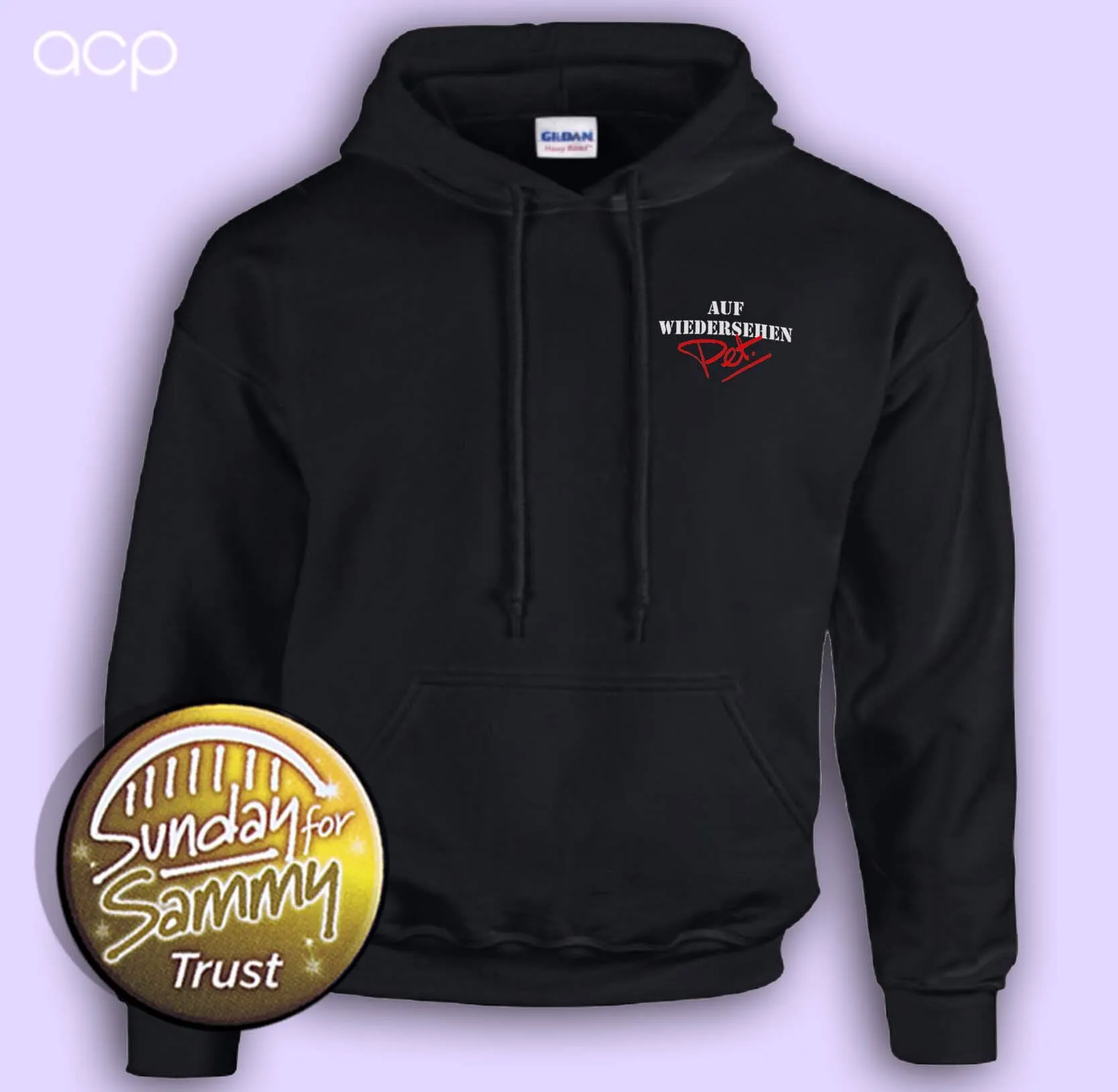 Embroidered Logo Hoodie - Black