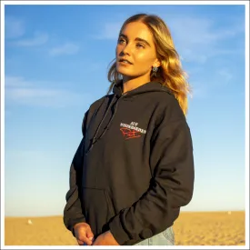 Embroidered Logo Hoodie - Black