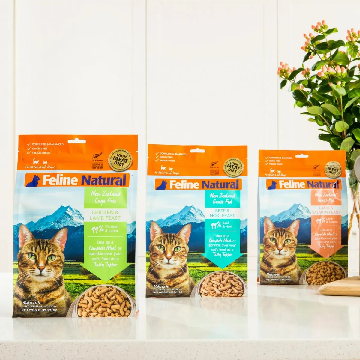Feline Natural Lamb & King Salmon Feast
