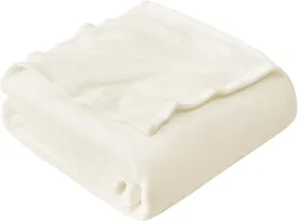 Hansleep Fleece Blanket for Couch Beige, Super Soft Flannel Fuzzy Plush Cozy Blanket for All Seasons, Beige, Throw 50x60 Inches