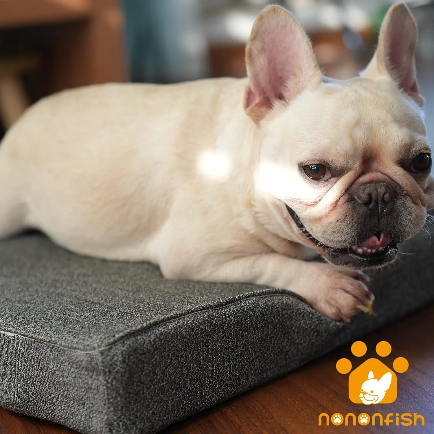 Indestructible Dog Beds Chew Proof Small Breed with Washable Removable Cover Waterproof Dog Crate Bed with Memory Foam Orthopedic Cooling 28x20 Dark Grey