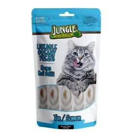 Jungle Creamy Cat Treat Tuna & Salmon 70gm (5×14gm)