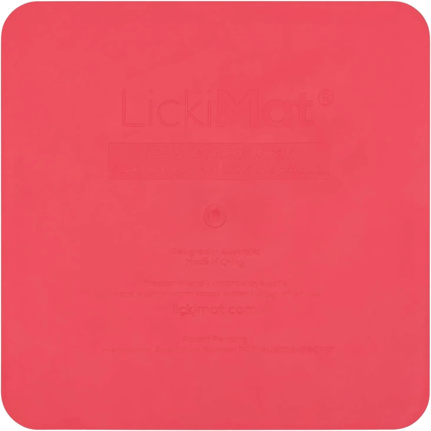 LickiMat Catster Combination Slow Feeder with Micro Dish for Added Hydration for All Cats and Kittens (Pink)