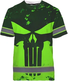 Maddly High Visibility US Flag Collection Safety Workwear Custom Name for Workers, Runners, Truckers, Patriotic