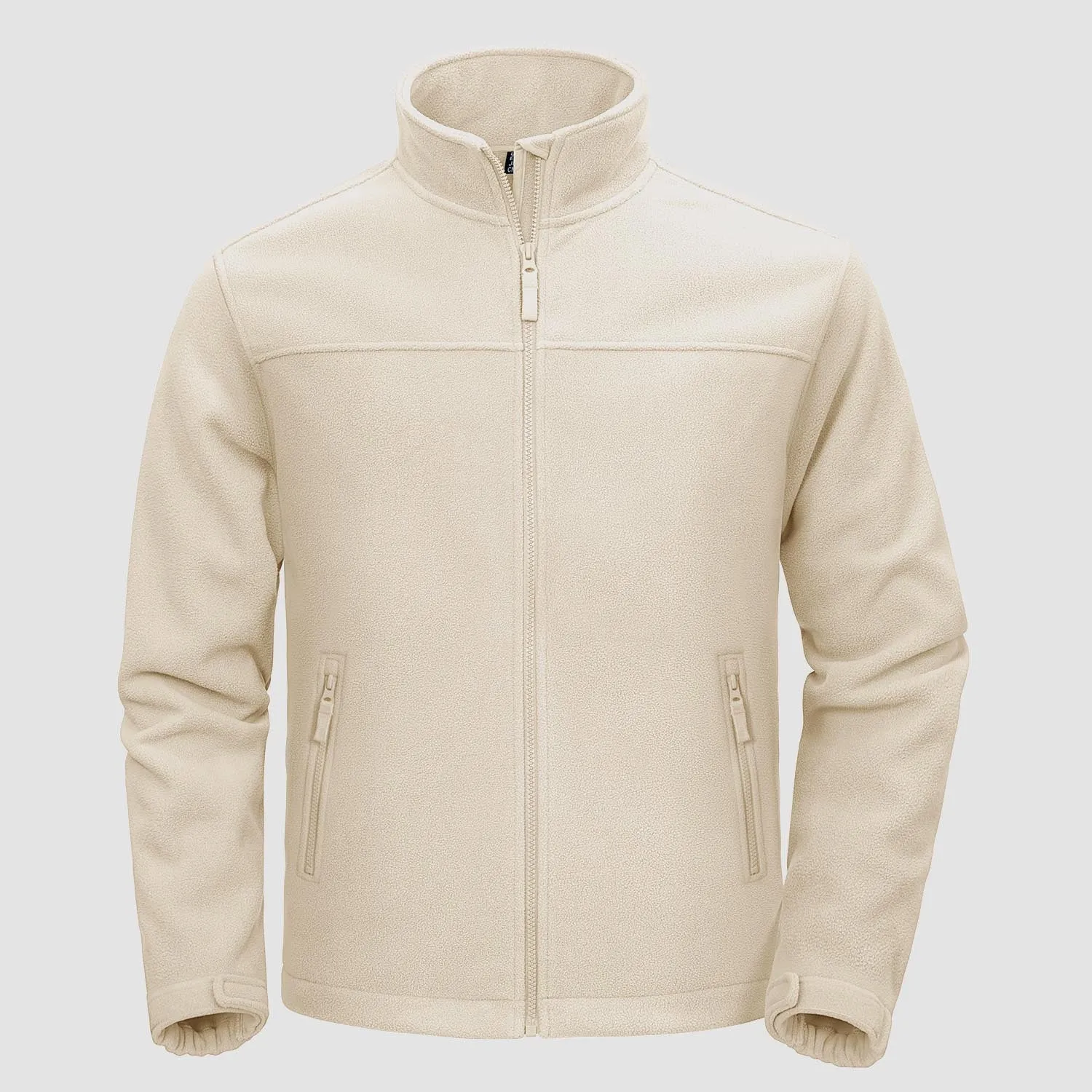 Men's Fleece Jacket Full Zip Lightweight Casual Jacket