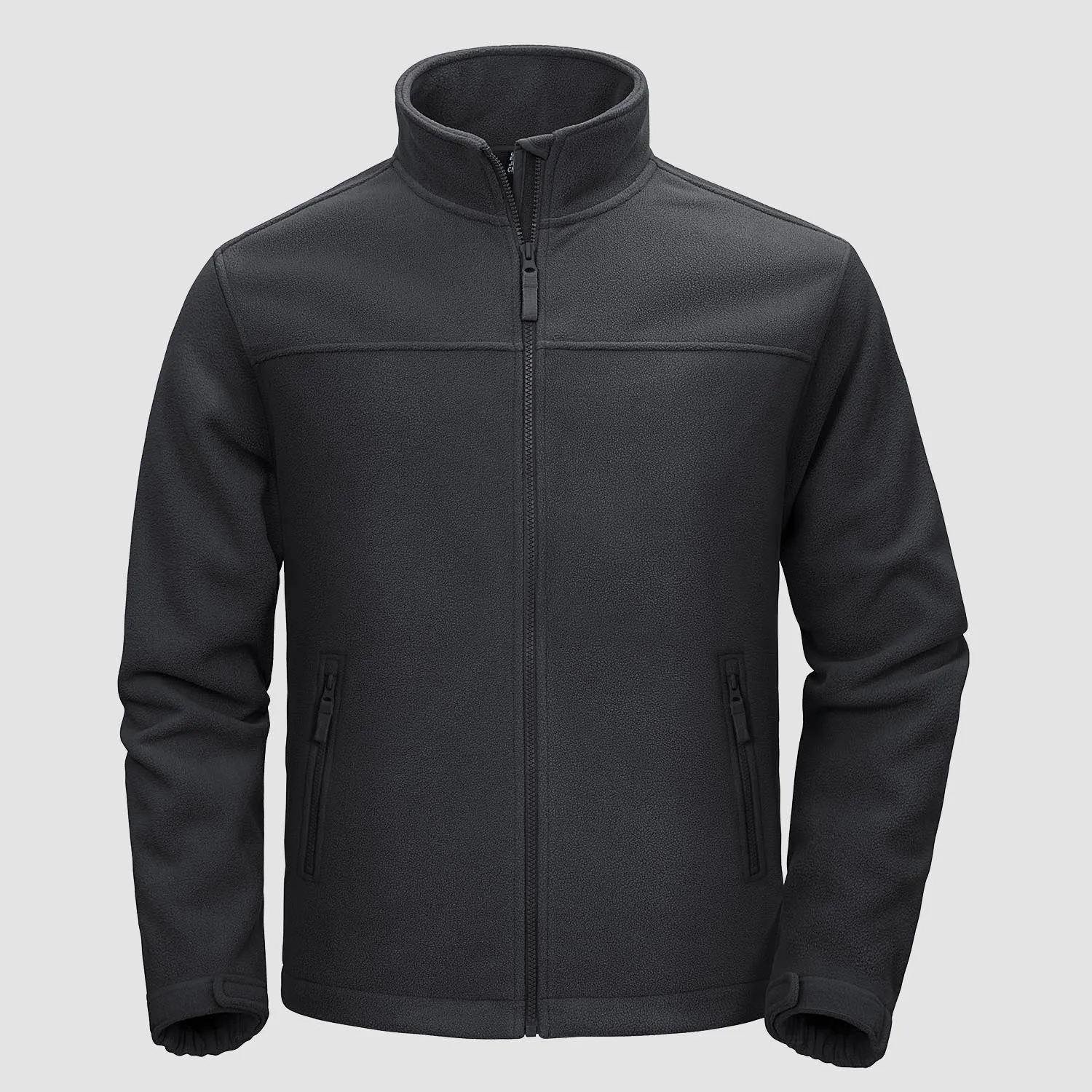 Men's Fleece Jacket Full Zip Lightweight Casual Jacket