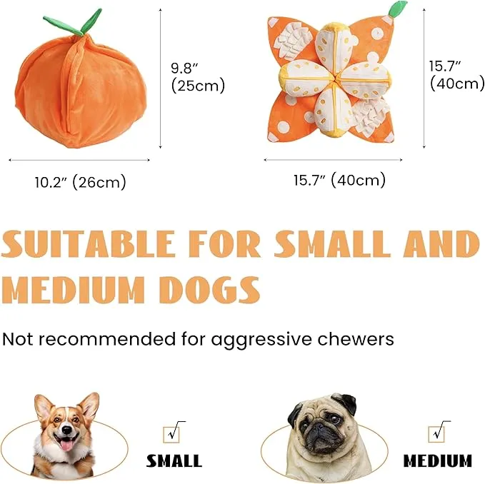 Nocciola 5-in-1 Orange Dog Enrichment Toys