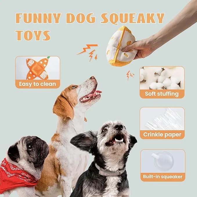Nocciola 5-in-1 Orange Dog Enrichment Toys