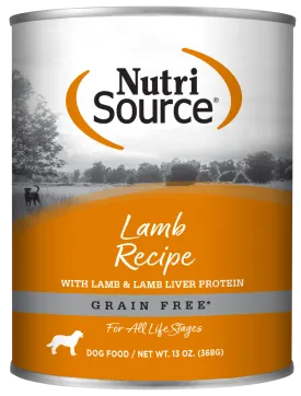 NutriSource Grain Free Lamb Canned Dog Food