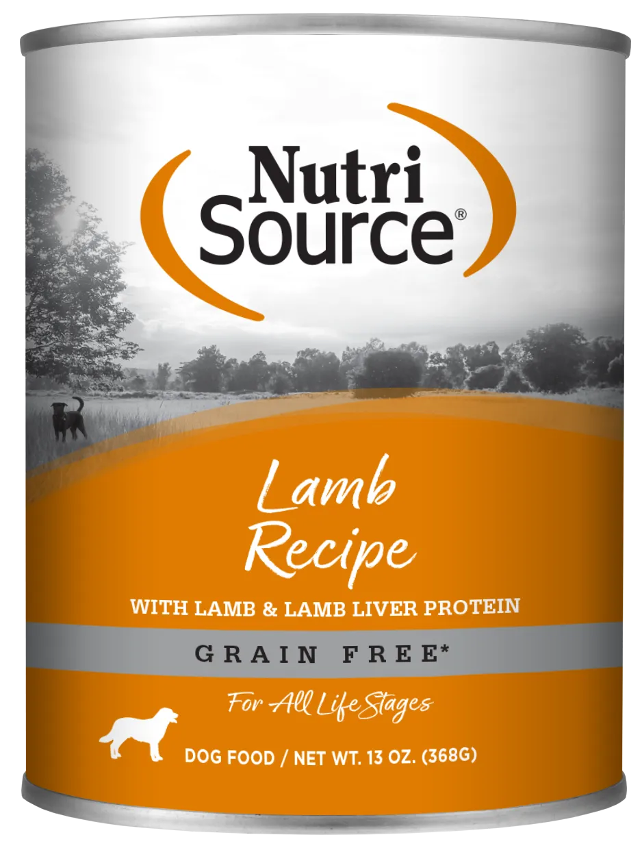 NutriSource Grain Free Lamb Canned Dog Food