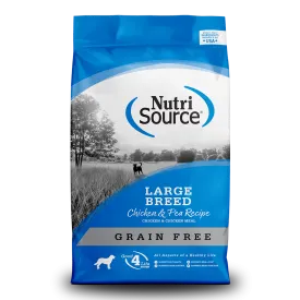 NutriSource Large Breed Chicken & Pea Recipe Grain Free Dry Dog Food