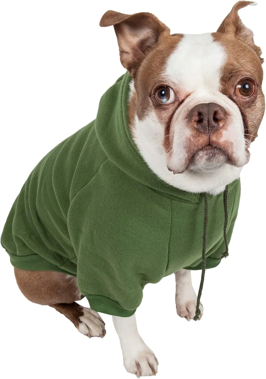 Pet Life  Hooded Dog Sweater Made with Soft and Premium Plush Cotton - Dog Hoodie Pet Sweater Features Hook-and-Loop Closures for Easy Access and Machine Washable