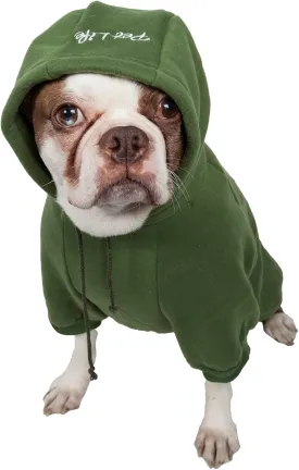Pet Life  Hooded Dog Sweater Made with Soft and Premium Plush Cotton - Dog Hoodie Pet Sweater Features Hook-and-Loop Closures for Easy Access and Machine Washable