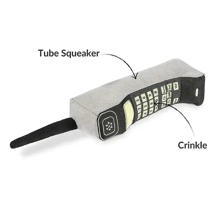P.L.A.Y - 90's Classics - Brick Phone Dog Toy
