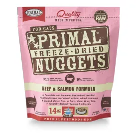 Primal Nuggets Beef & Salmon Freeze-Dried Cat Food