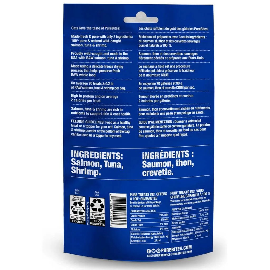 PureBites Freeze Dried Ocean Medley Treats for Cats (0.77 oz)