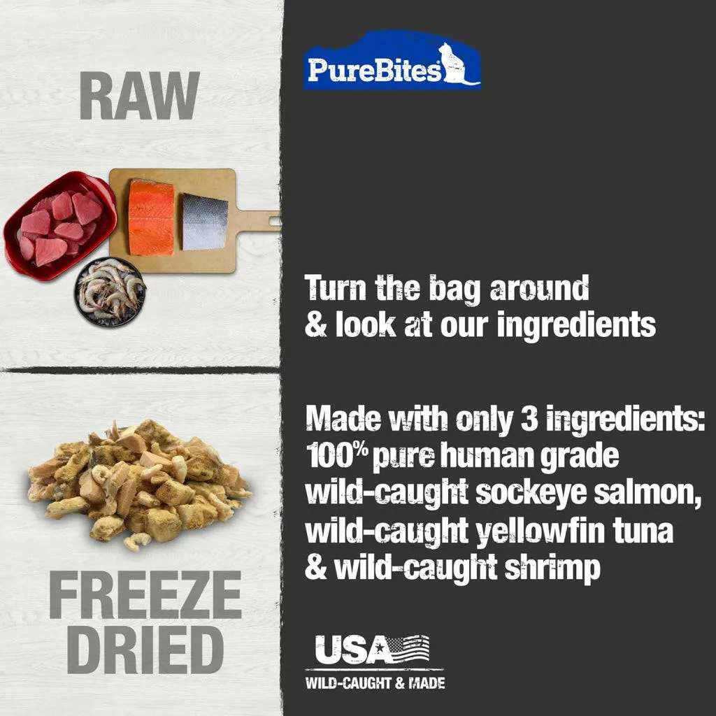 PureBites Freeze Dried Ocean Medley Treats for Cats (0.77 oz)