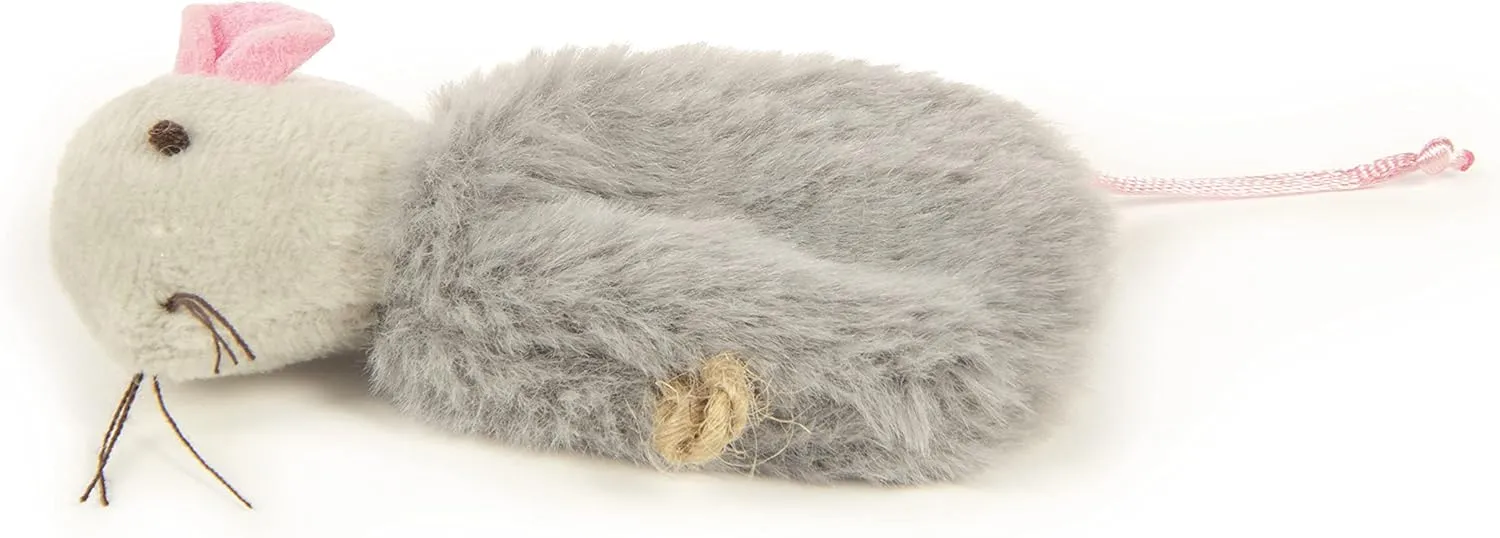 SmartyKat Madcap Mania Refillable Plush Catnip Cat Toy, Includes Catnip Tube (Pack of 2)