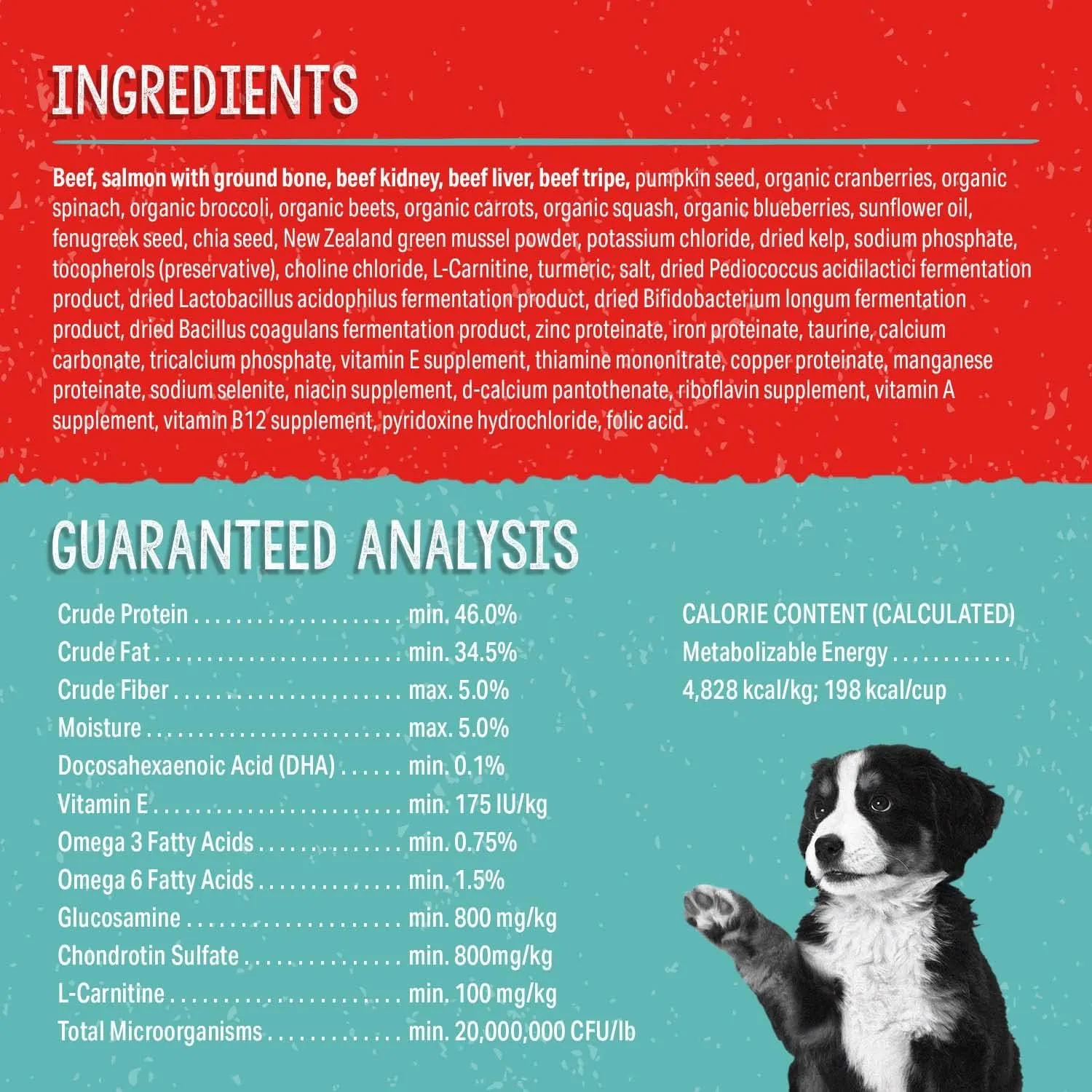 Stella & Chewy's Freeze Dried Raw Meal Mixers  Crafted for Puppies  Grain Free, Protein Rich Perfectly Puppy Beef & Salmon Recipe  3.5 oz Bag