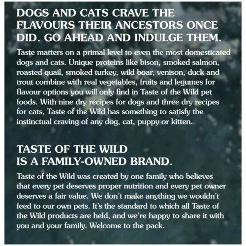 Taste of the Wild Appalachian Valley Grain Free All Small Breeds Adult Dry Dog Food 12.2kg