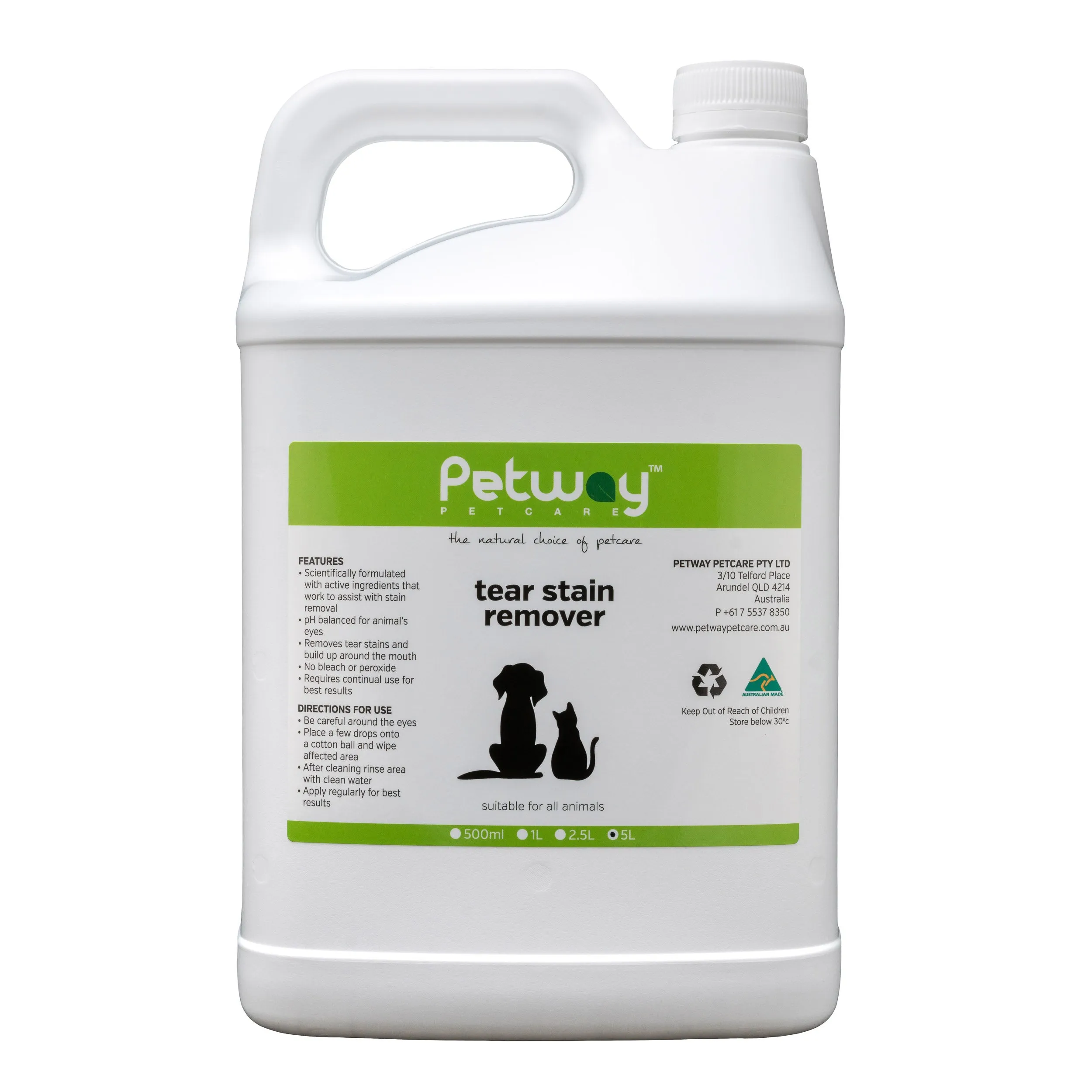 Tear Stain Remover Petway 5L