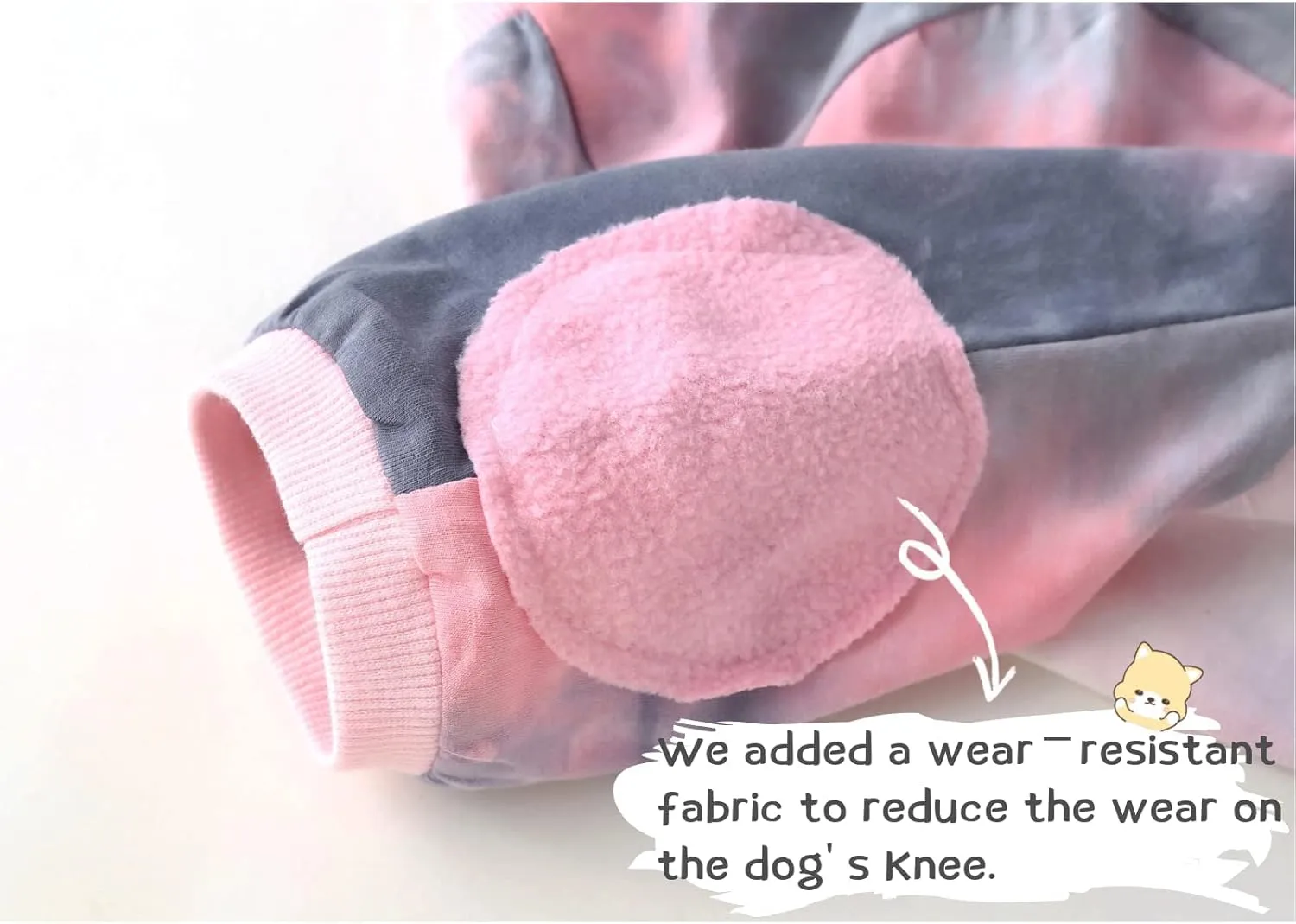 Tie Dye Dog Shirt for Large Dogs Breathable Cotton Dog Clothes Dog Pajamas Big Dogs Shirts Boy Girl 2XL, Pink Tiedye
