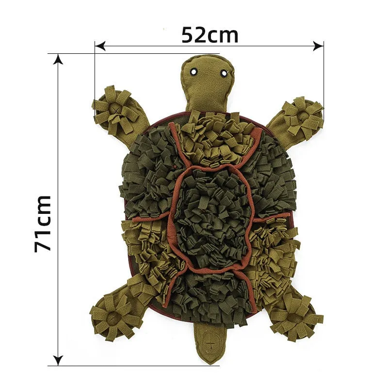 Tortoise Shape Pet Dog Puppy Snuffle Slow Feeding Matt Sniffing Pad Mat Training Pet Release Stress Toys Gift