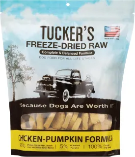 Tucker's Raw Frozen Freeze Dried Raw Dog Food, Chicken & Pumpkin Formula 14oz