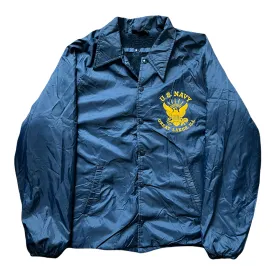 Vintage U.S. Navy Great Lakes Naval Base Fleece Lined Coach Jacket