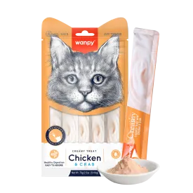 Wanpy Cat Treat Creamy Chicken & Crab 70g
