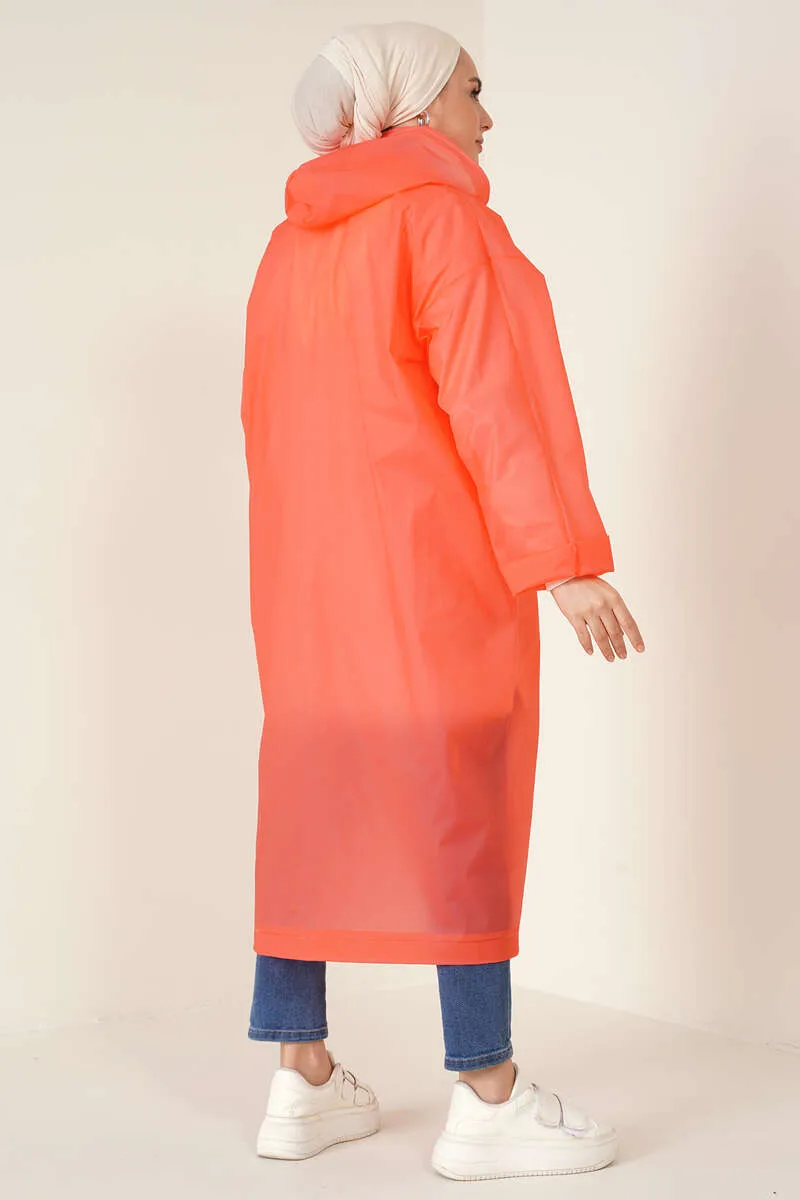 Waterproof Raincoat - Orange