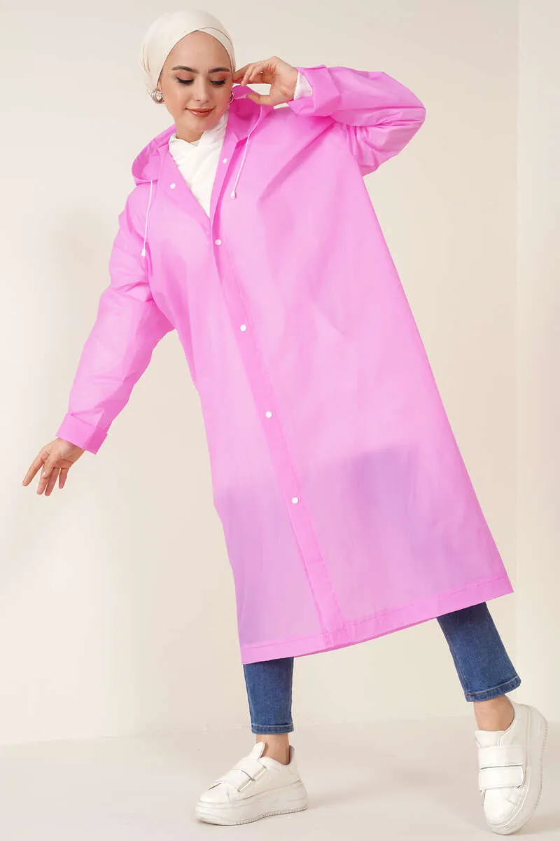 Waterproof Raincoat - Pink