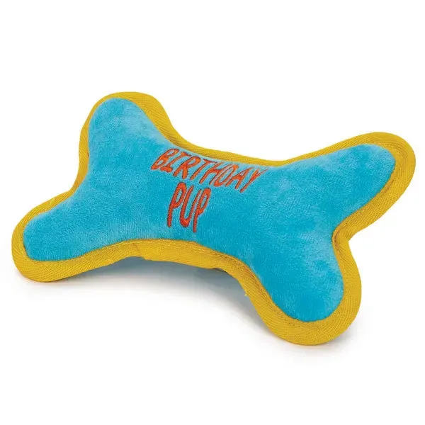 Zanies Birthday Pup Bone, Dog Toy